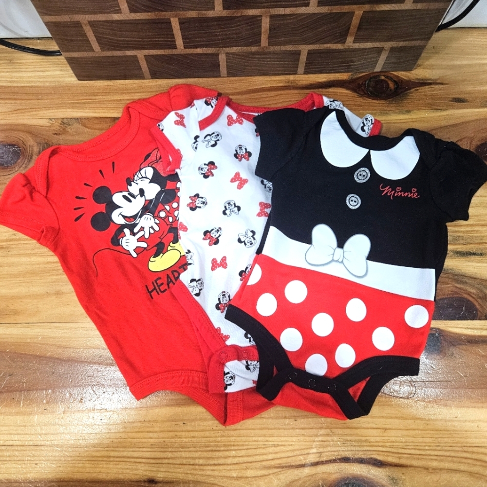 Disney Mickey & Minnie Mouse Onesie Bundle